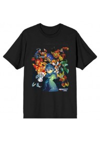 T-Shirt Mega Man (Mega Monsieur) Par Bioworld - Groupe De Personnages